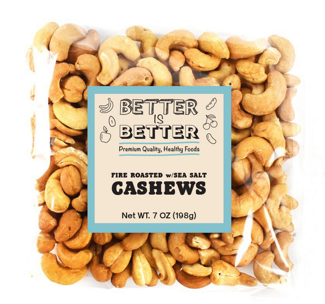 Cashews Fire Roasted w/Sea Salt